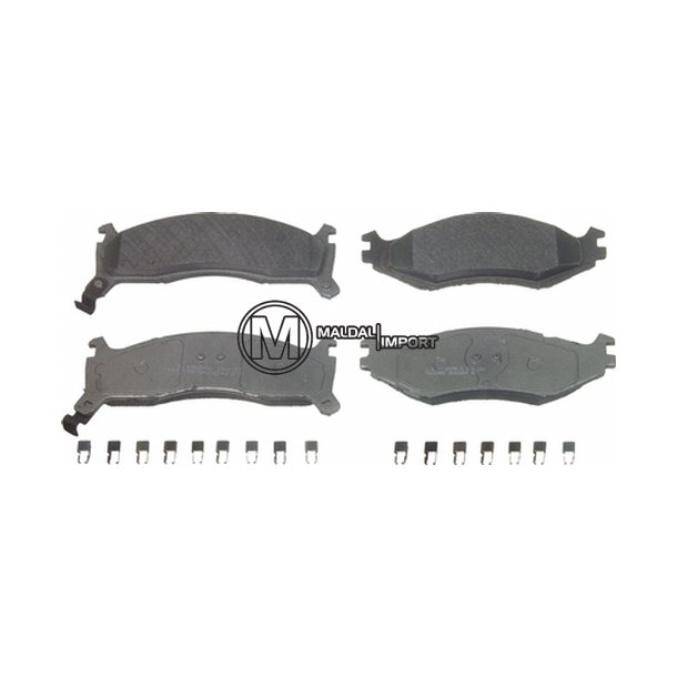 Bremseklosser front 14"