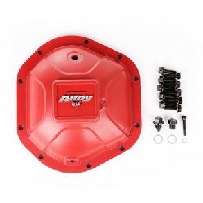 Aluminum Differential Cover, Dana 44, Red