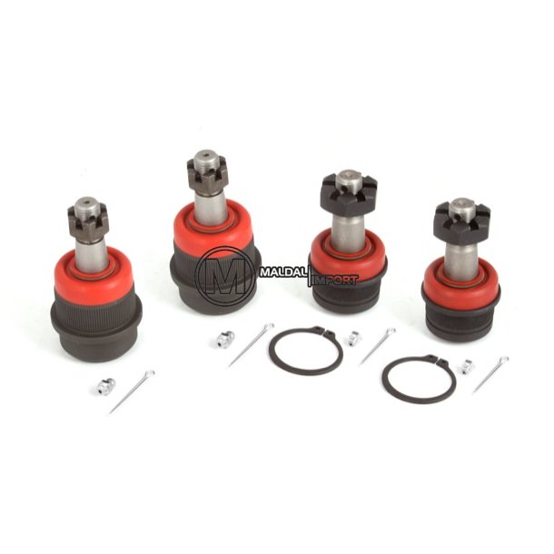 4 Piece Ball Joint Kit; 84-06 Jeep Cherokee/Wrangler XJ/YJ/TJ