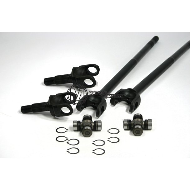 Axle Shaft Kit, Narrow-Track, for Dana 30 Front; 72-81 Jeep CJ Models