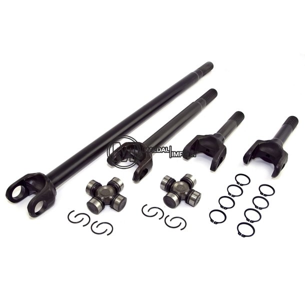 Axle Shaft Kit, Wide-Track, for Dana 30 Front; 82-86 Jeep CJ7/CJ8