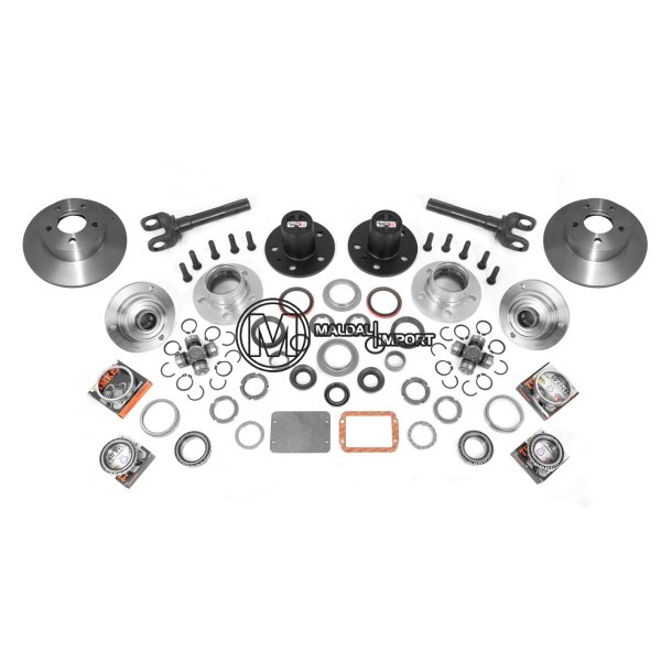 Manual Locking Hub Conver Kit; 84-95 Jeep Cherokee/Wrangler XJ/YJ