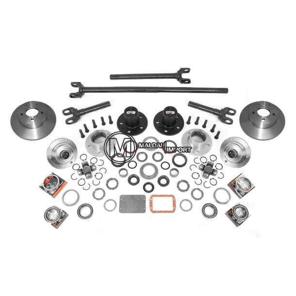 Manual Locking Hub Conver Kit; 84-06 Jeep Cherokee/Wrangler XJ/YJ/TJ