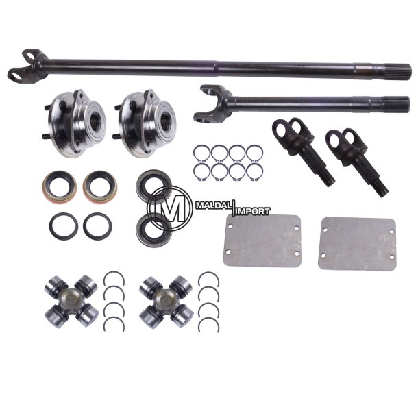 Axle Shaft Kit, Grande 30, Front; 84-95 Jeep Cherokee XJ/Wrangler YJ