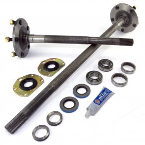 1 Piece Axle Kit, AMC 20, Quadratrac; 76-86 Jeep CJ7