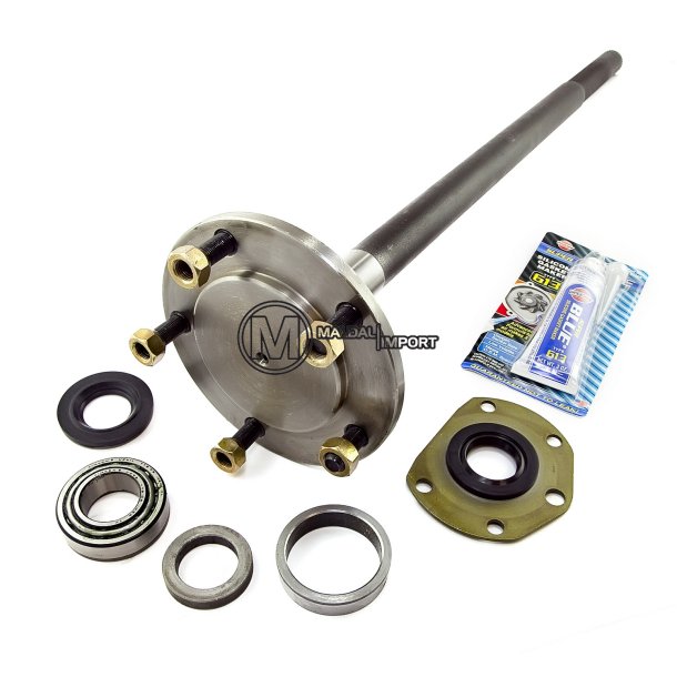 1 Piece Axle Kit, LH, AMC 20, QuadraTrac; 76-79 Jeep CJ Models