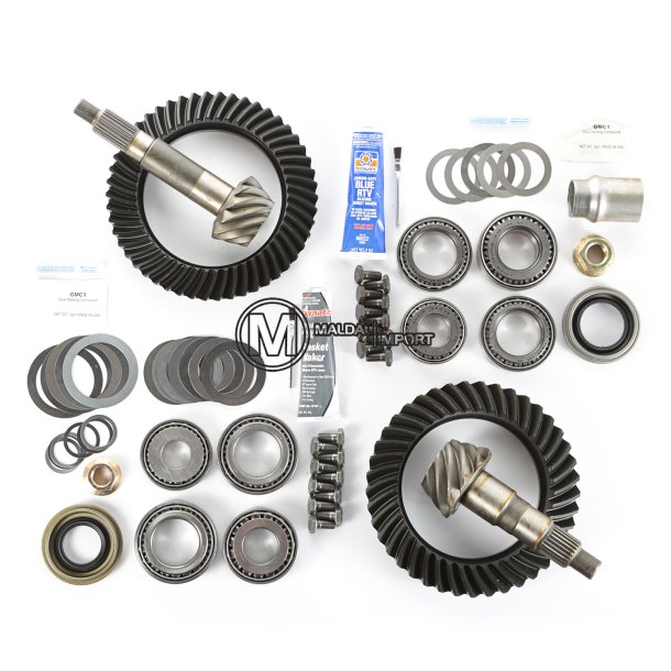 Ring and Pinion Kit, D44 Front - D44 Rear, 4.56 Ratio; 97-06 Wrangler TJ