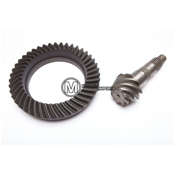 Ring and Pinion, 5.38 Ratio, for Dana 44 Front; 07-17 Jeep Wrangler JK