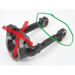 Clevis Bolt  WH/XH 05-10 (NEDRE)