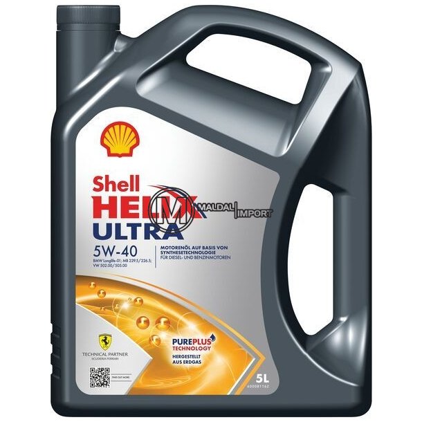5W40 MOTOROLJE SHELL HELIX ULTRA MS-12991 5 LITER