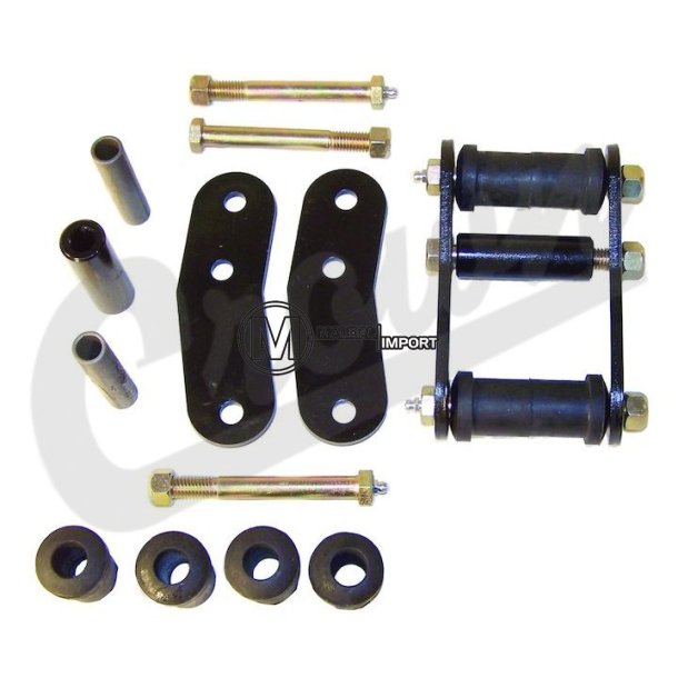 Shackle KIT YJ 87-95 (FRONT/BAK) 0,75" heving