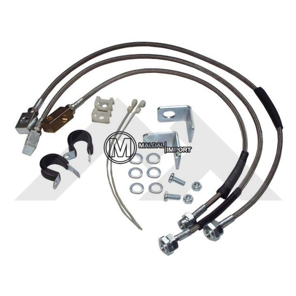 Bremseslange kit rustfritt