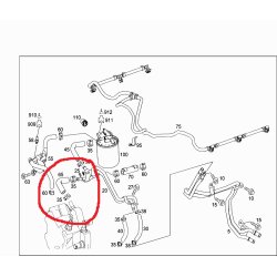 DIESELSLANGE 3,0 CRD 05-10 XH/WH (INN P DIESELPUMPE)