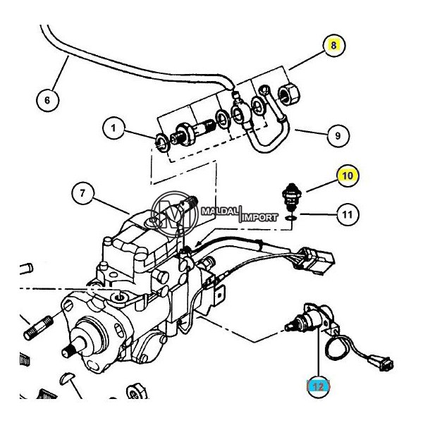 (12) MAGNETVENTIL DIESEL