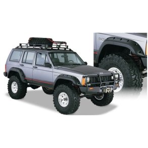 Skjermbreddere Bushwacker Cut-Out Style . Jeep Cherokee XJ 4-drs
